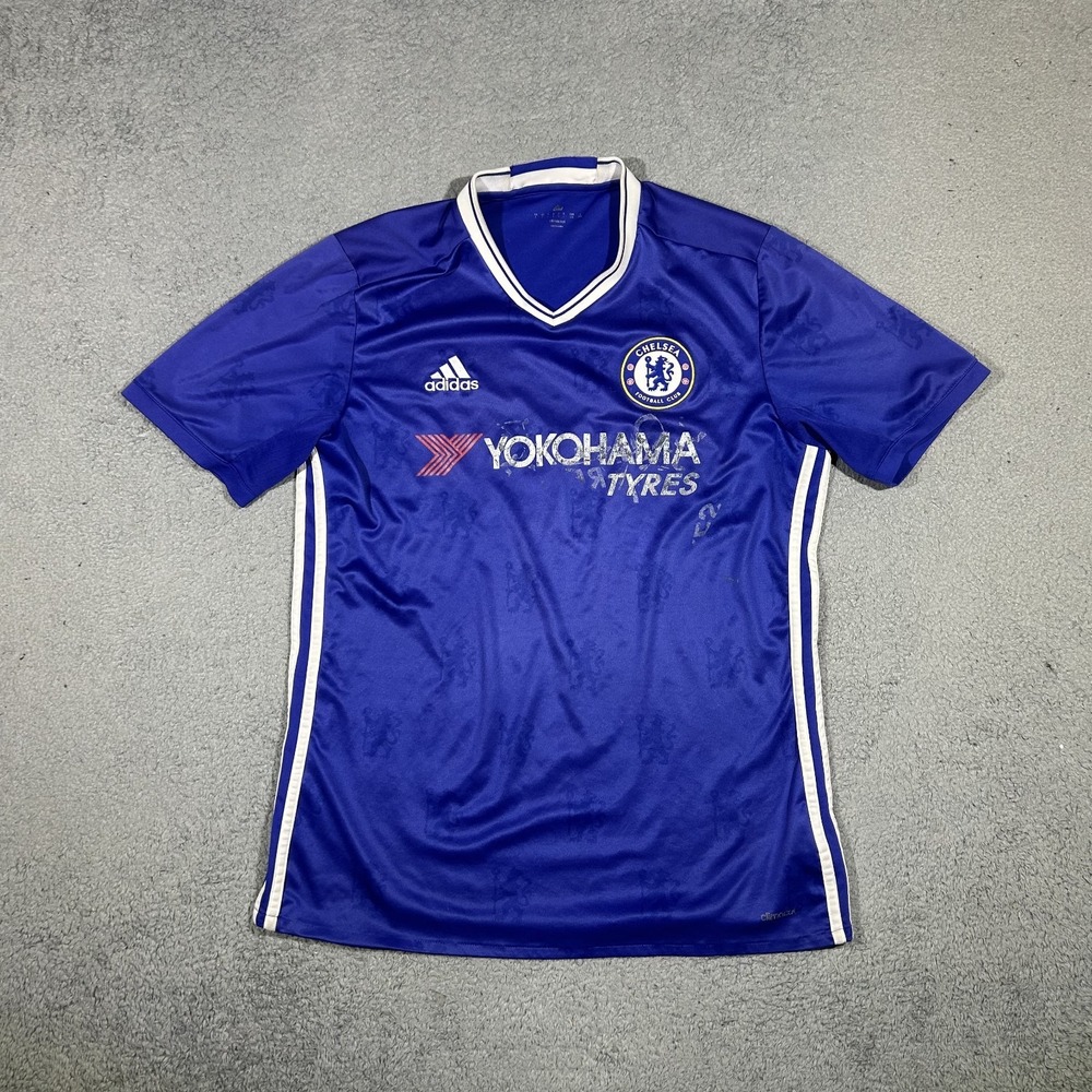 Chelsea 2016-17 Home Jersey Adizero Mens Size Large Blue AI7182